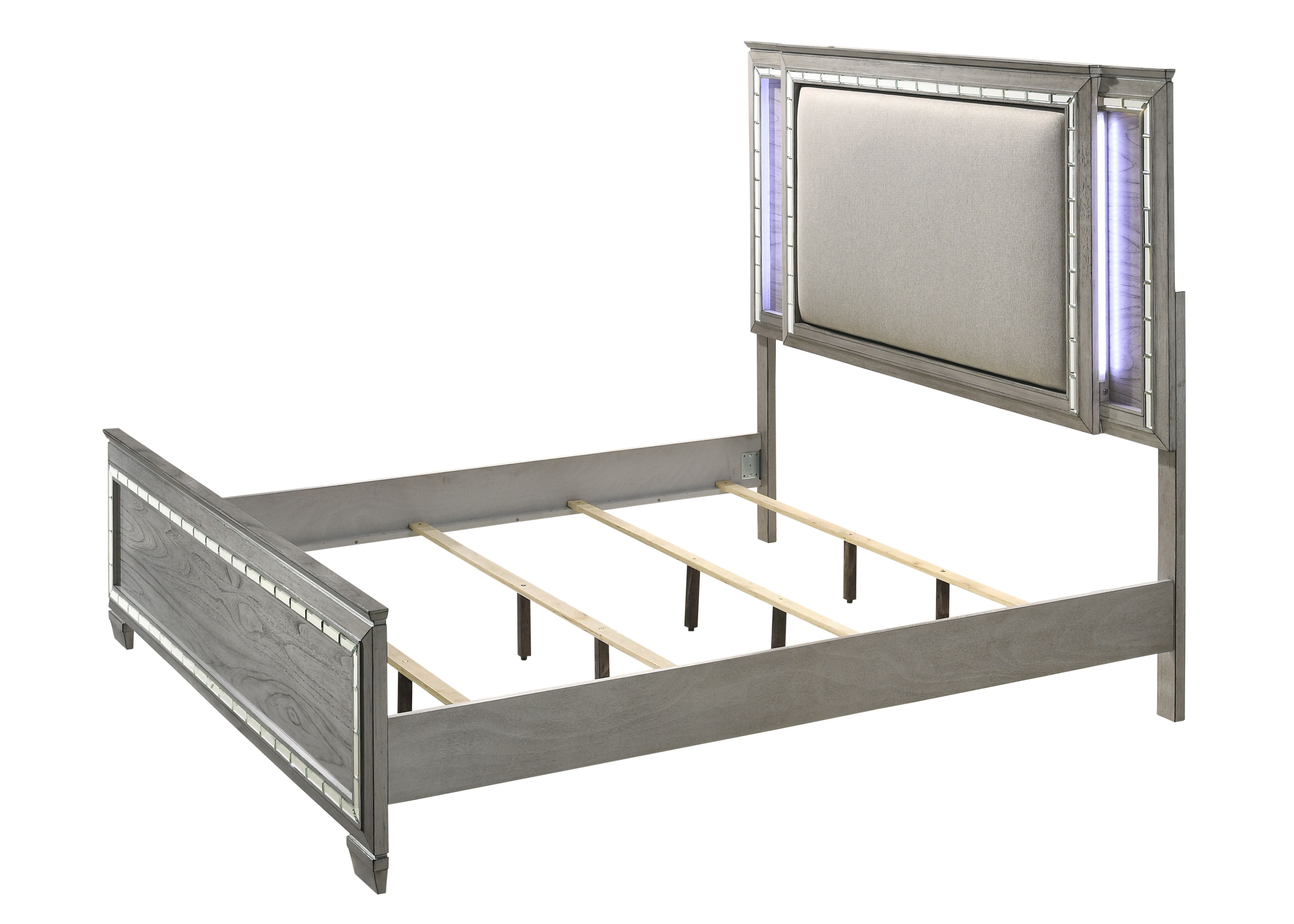 ACME Antares - Bed (LED HB) | Meri Furniture