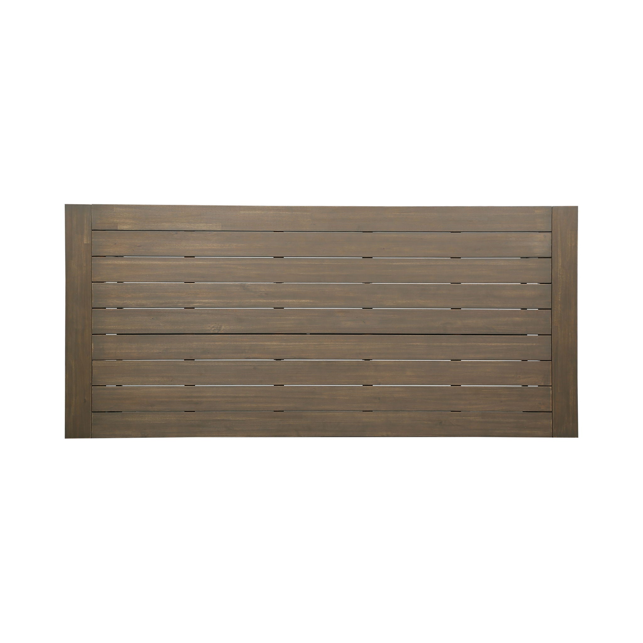 Outdoor Dining Table - Gray / Rustic Metal