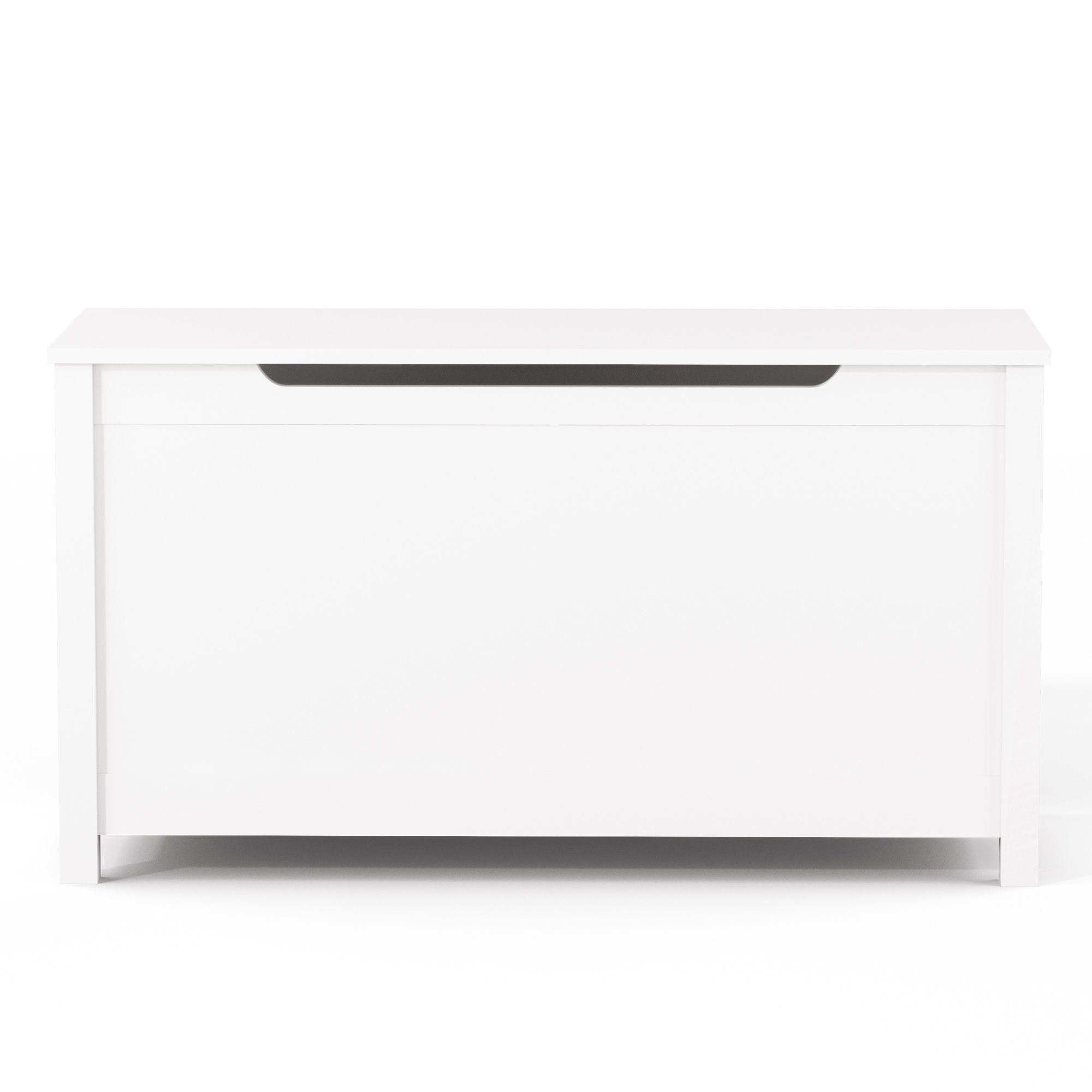 Toy Box Storage With Safety Hinged Lid