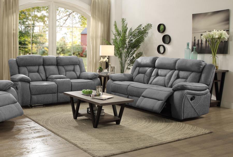 Coaster Fine Furniture Higgins - Upholstered Motion Reclining Sofa Set | Meri Furniture