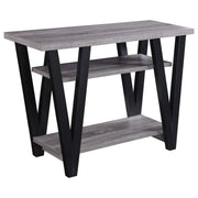Coaster Fine Furniture Stevens - 2-Shelf Engineered Wood Entryway Console Table - Gray | Meri Furniture