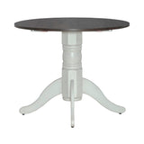 Liberty Furniture Brook Bay - Drop Leaf Table - White | Meri Furniture