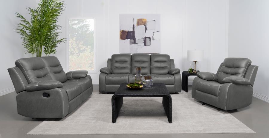 Coaster Fine Furniture Nova - Upholstered Padded Arm Sofa Set | Meri Furniture