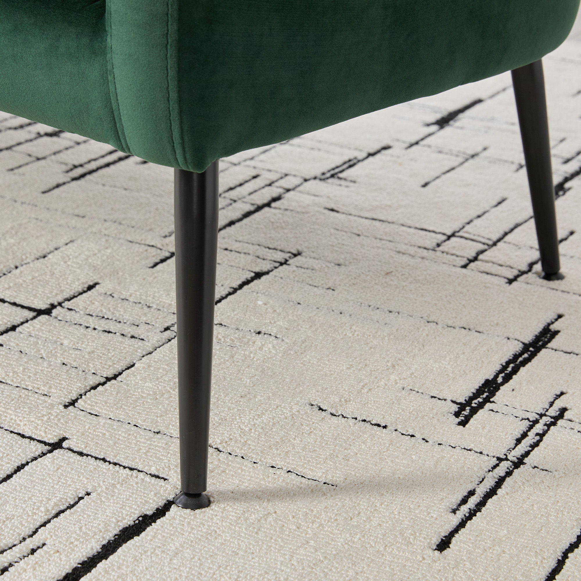 Open Back Loveseat Settee With 3 Pillows