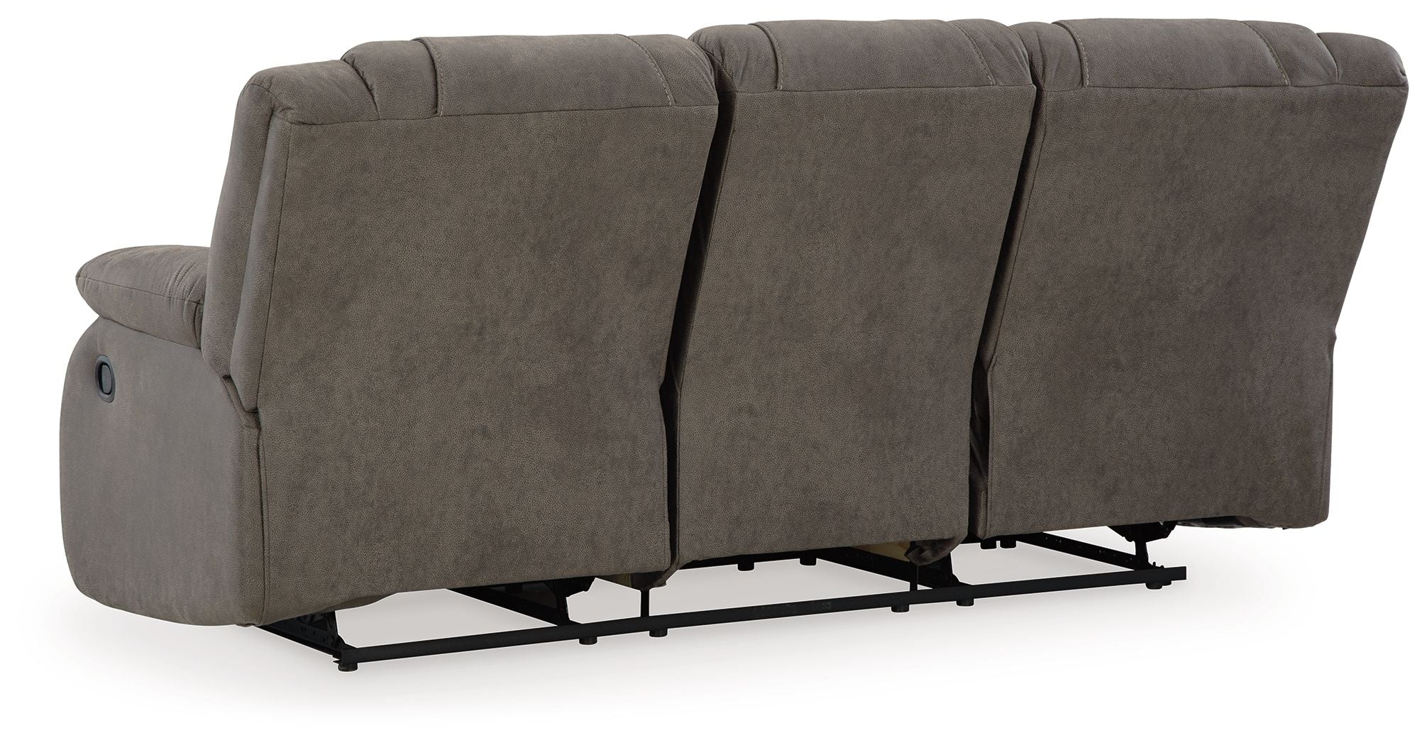 First Base - Reclining Sofa - Gunmetal