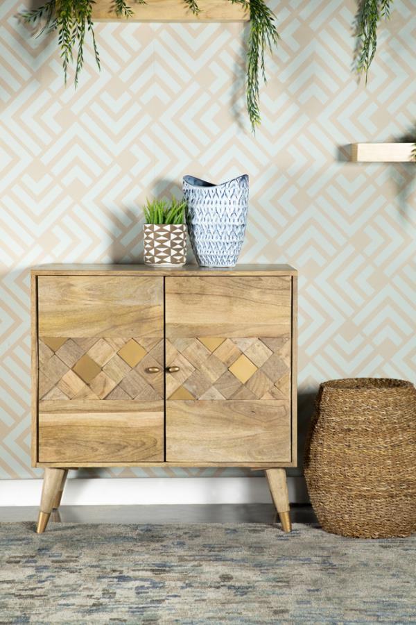 Coaster Fine Furniture Alyssum - Mango Wood Accent Cabinet | Meri Furniture
