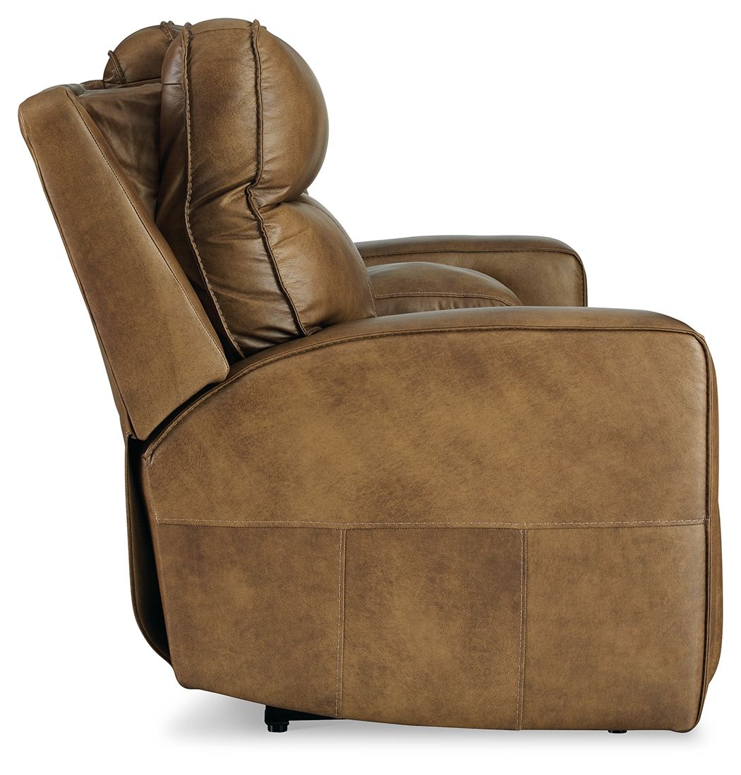 Signature Design by Ashley® Game Plan - Power Reclining Loveseat | Meri Furniture