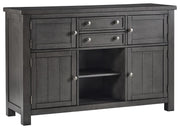 Signature Design by Ashley® Myshanna - Gray - Dining Room Server | Meri Furniture