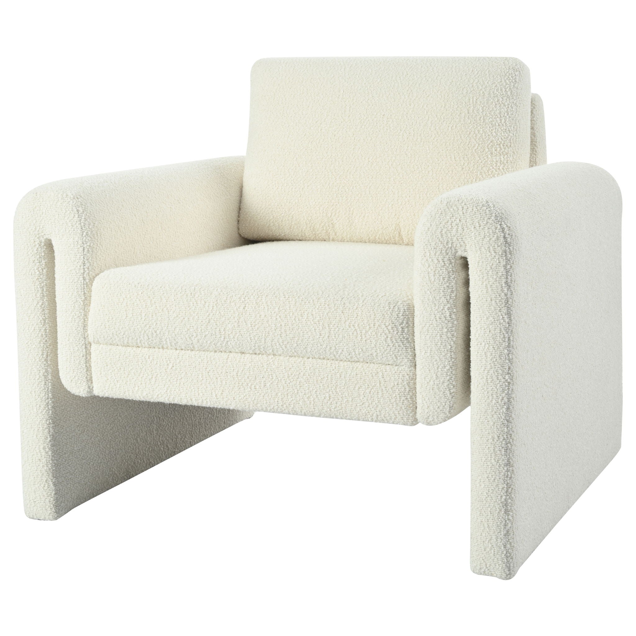 Modern Upholstered Accent Chair, Sturdy Support & Luxurious Comfort