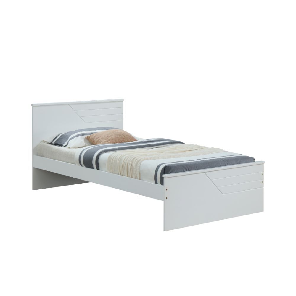 ACME Ragna - Twin Bed - White | Meri Furniture