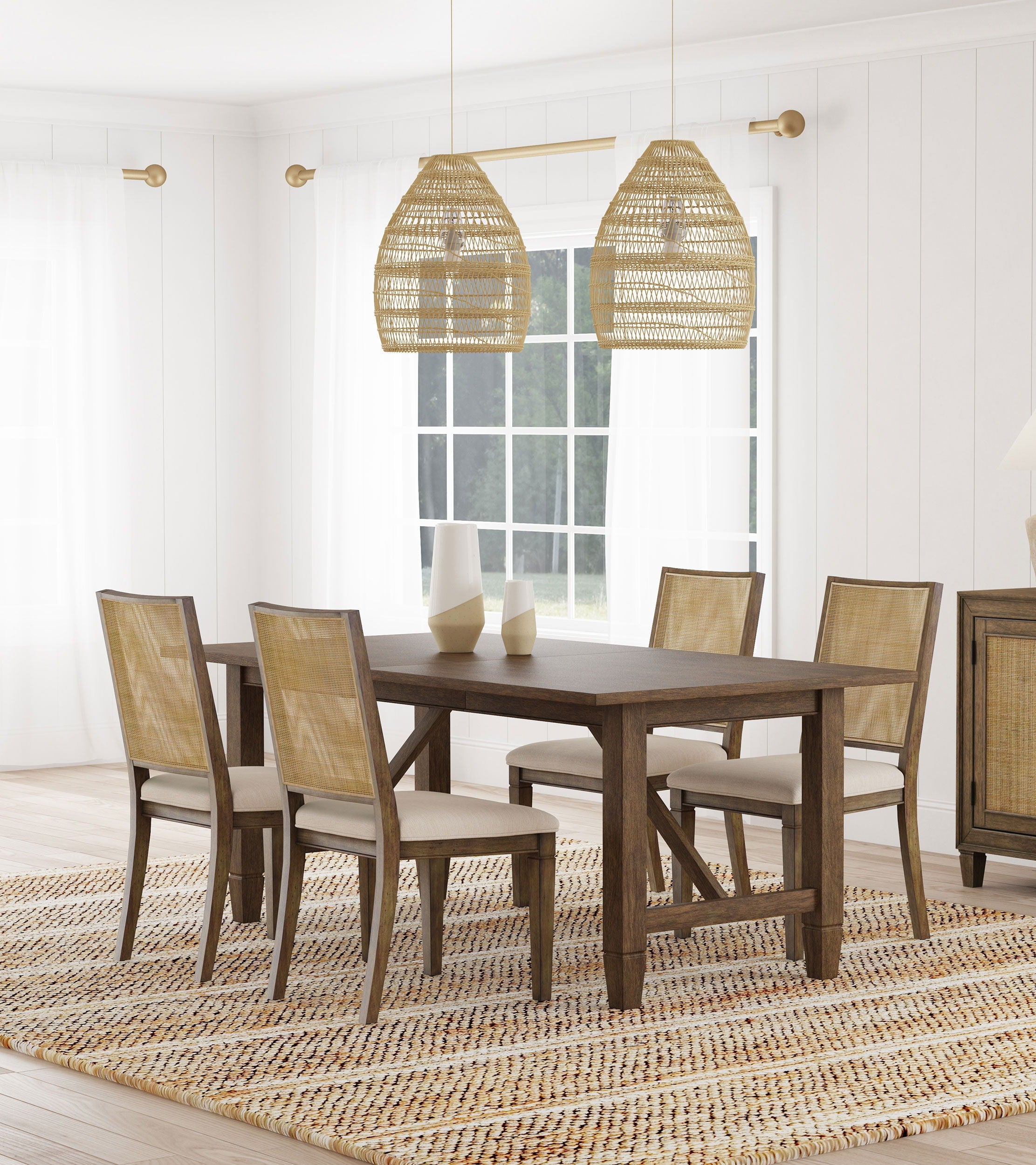 Coaster Fine Furniture Matisse - Rectangular Dining Table Set | Meri Furniture
