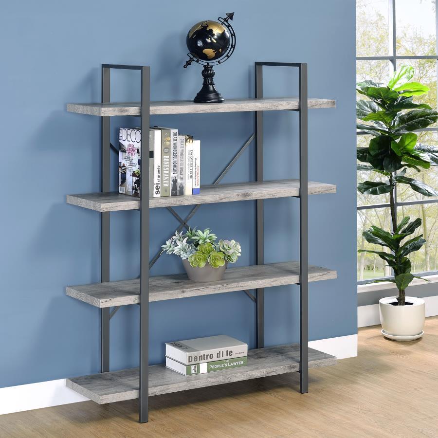 Coaster Fine Furniture Cole - Heavy Gauge Bookcase | Meri Furniture