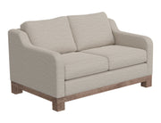 International Furniture Direct Samba - Loveseat Two-Cushion - Agreeable Gray | Meri Furniture