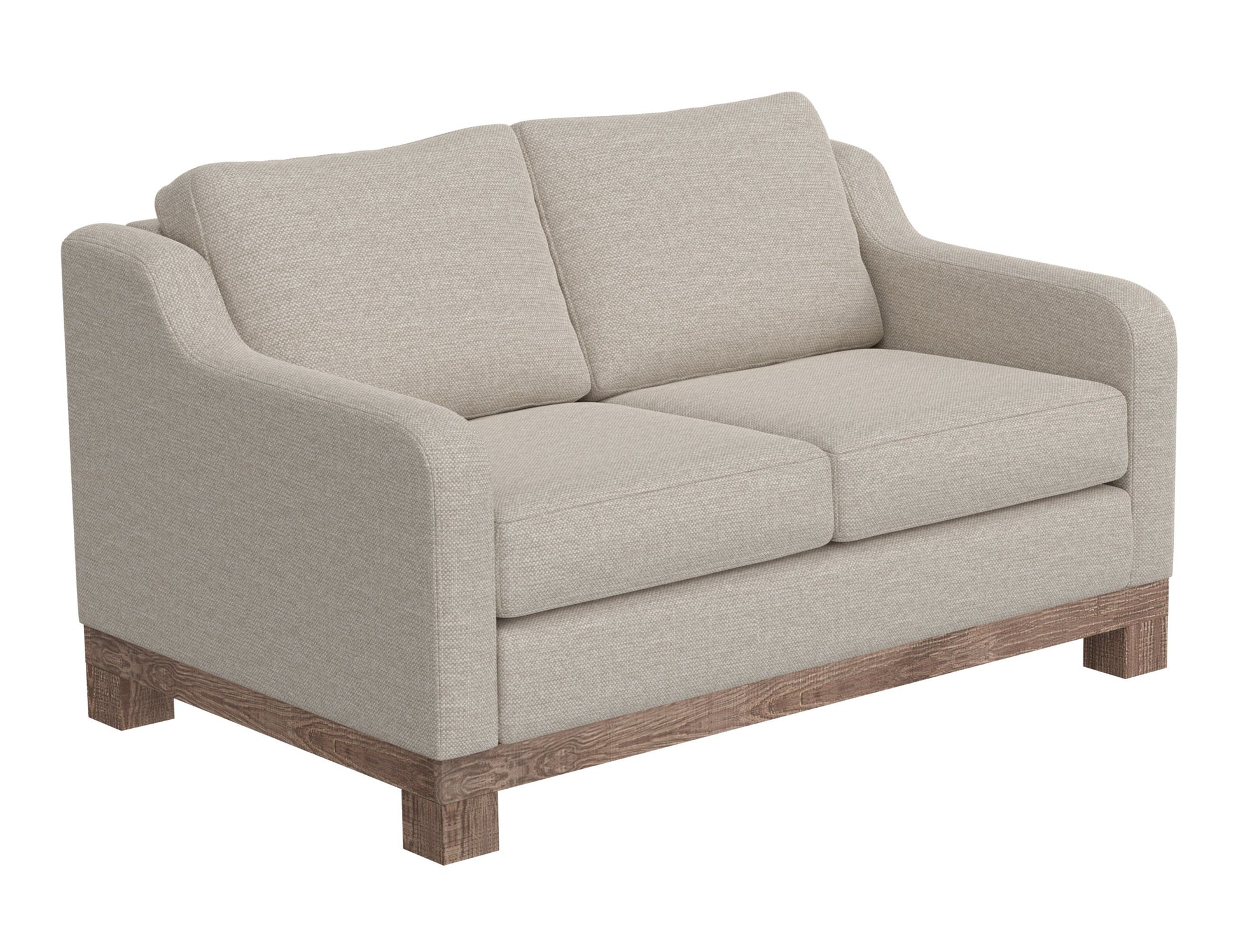 International Furniture Direct Samba - Loveseat Two-Cushion - Agreeable Gray | Meri Furniture
