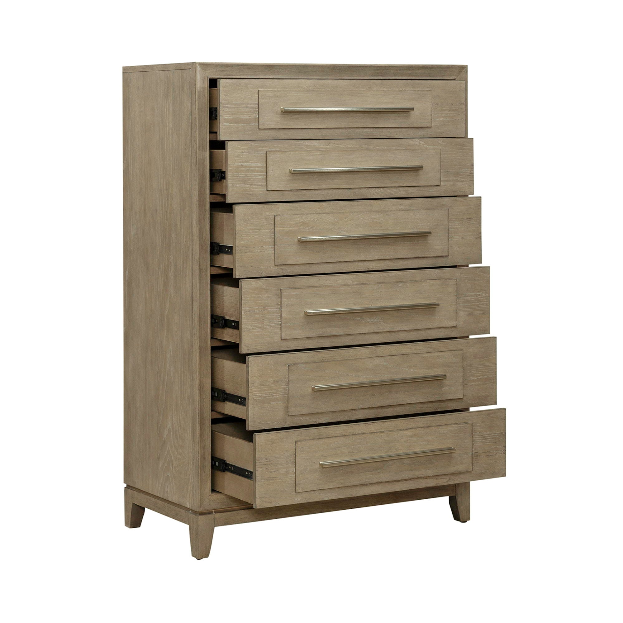 Liberty Furniture Brentwood - 6 Drawer Chest - Sandstone | Meri Furniture