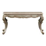 ACME Miliani - Sofa Table With Marble Top - Natural Antique Bronze | Meri Furniture