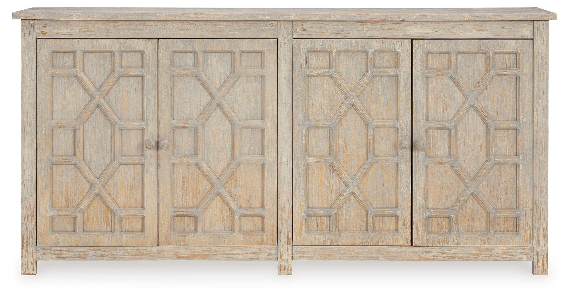 Signature Design by Ashley® Caitrich - Distressed Blue - Accent Cabinet | Meri Furniture