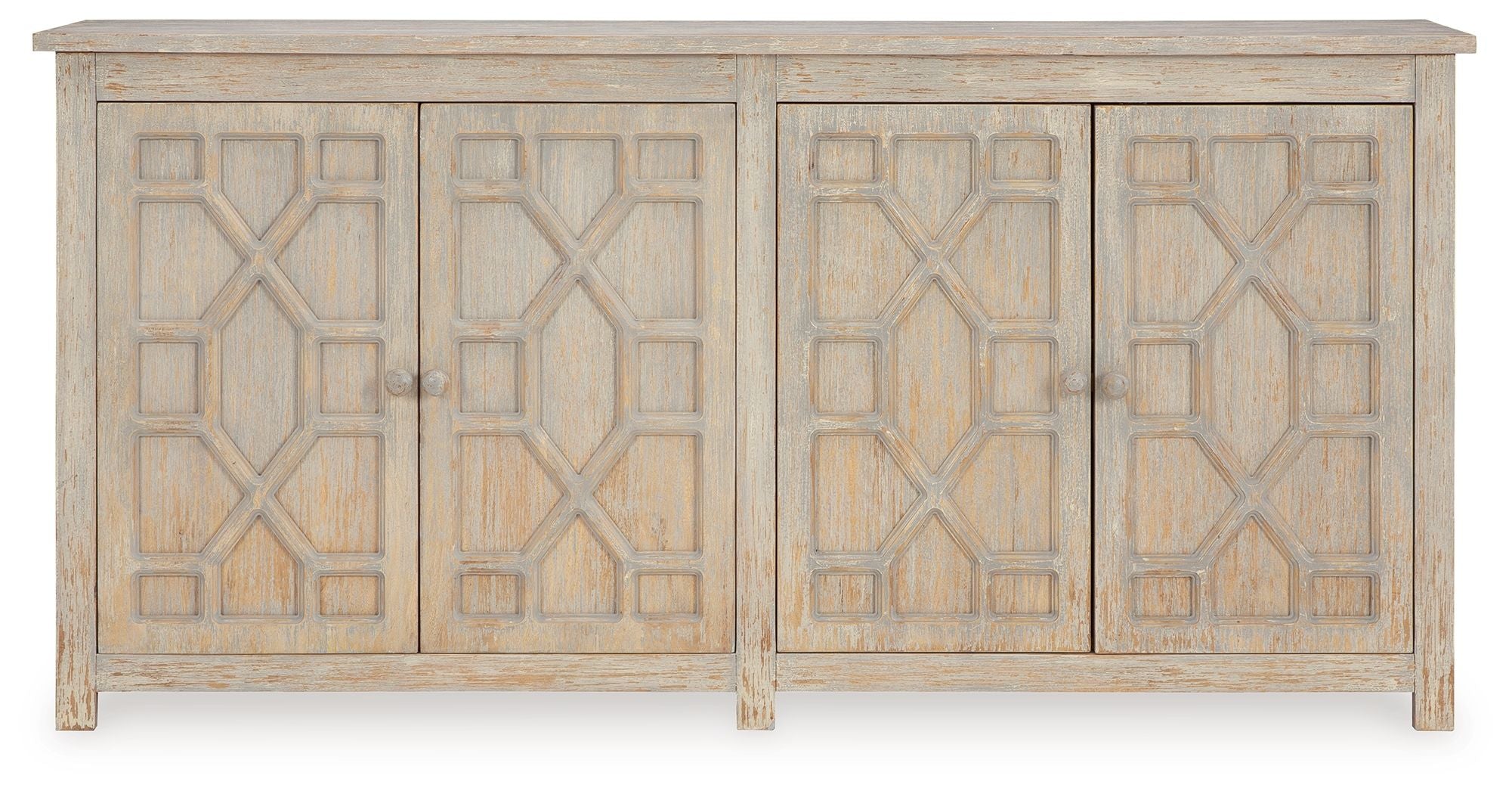 Signature Design by Ashley® Caitrich - Distressed Blue - Accent Cabinet | Meri Furniture
