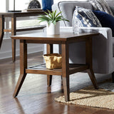 Liberty Furniture Ventura Blvd - Rectangular End Table - Dark Brown | Meri Furniture