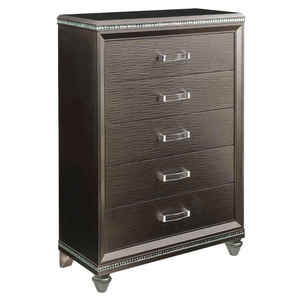 ACME The clean lines and transitional look of the Sadie Chest is an ideal addition to any bedroom. | Meri Furniture
