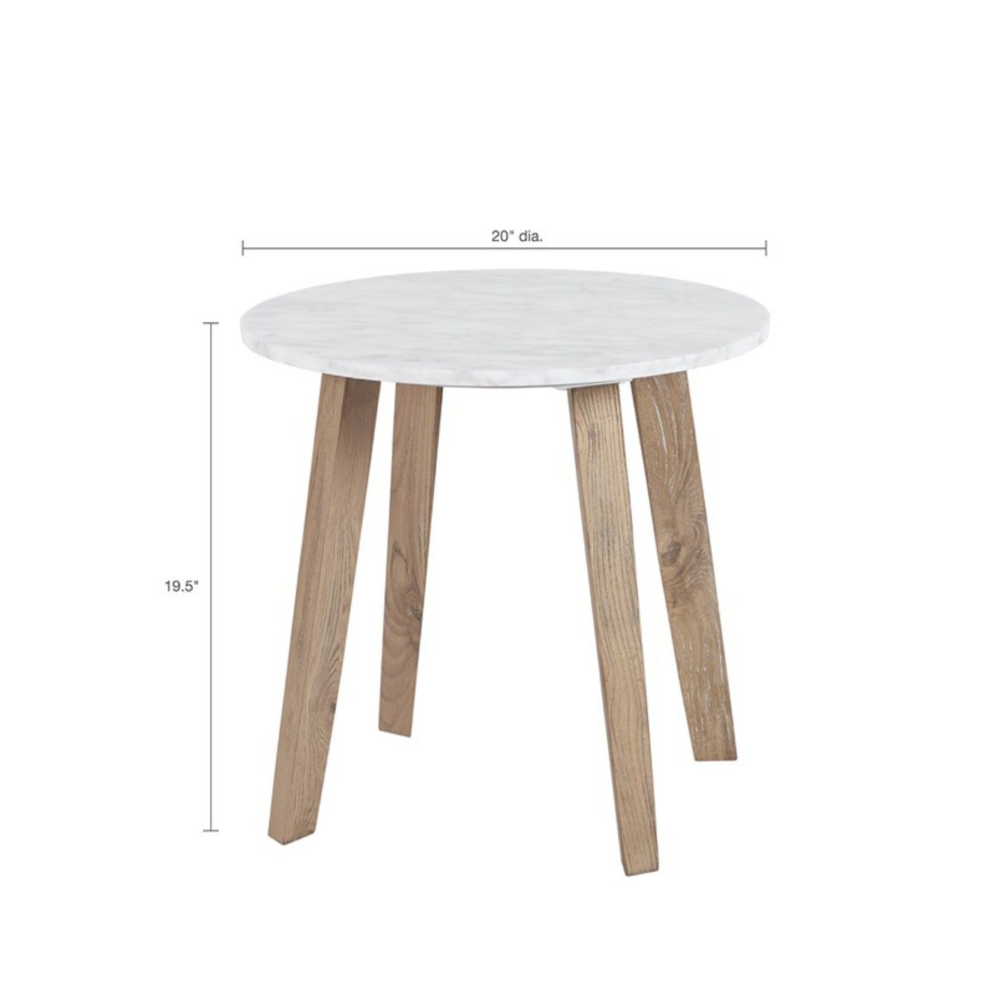 Milo - End Table - White