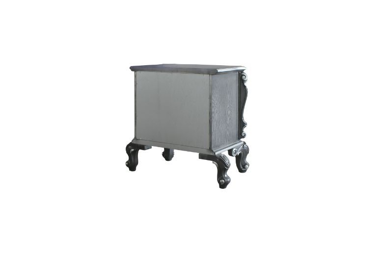 ACME House - Delphine - Nightstand - Charcoal Finish | Meri Furniture