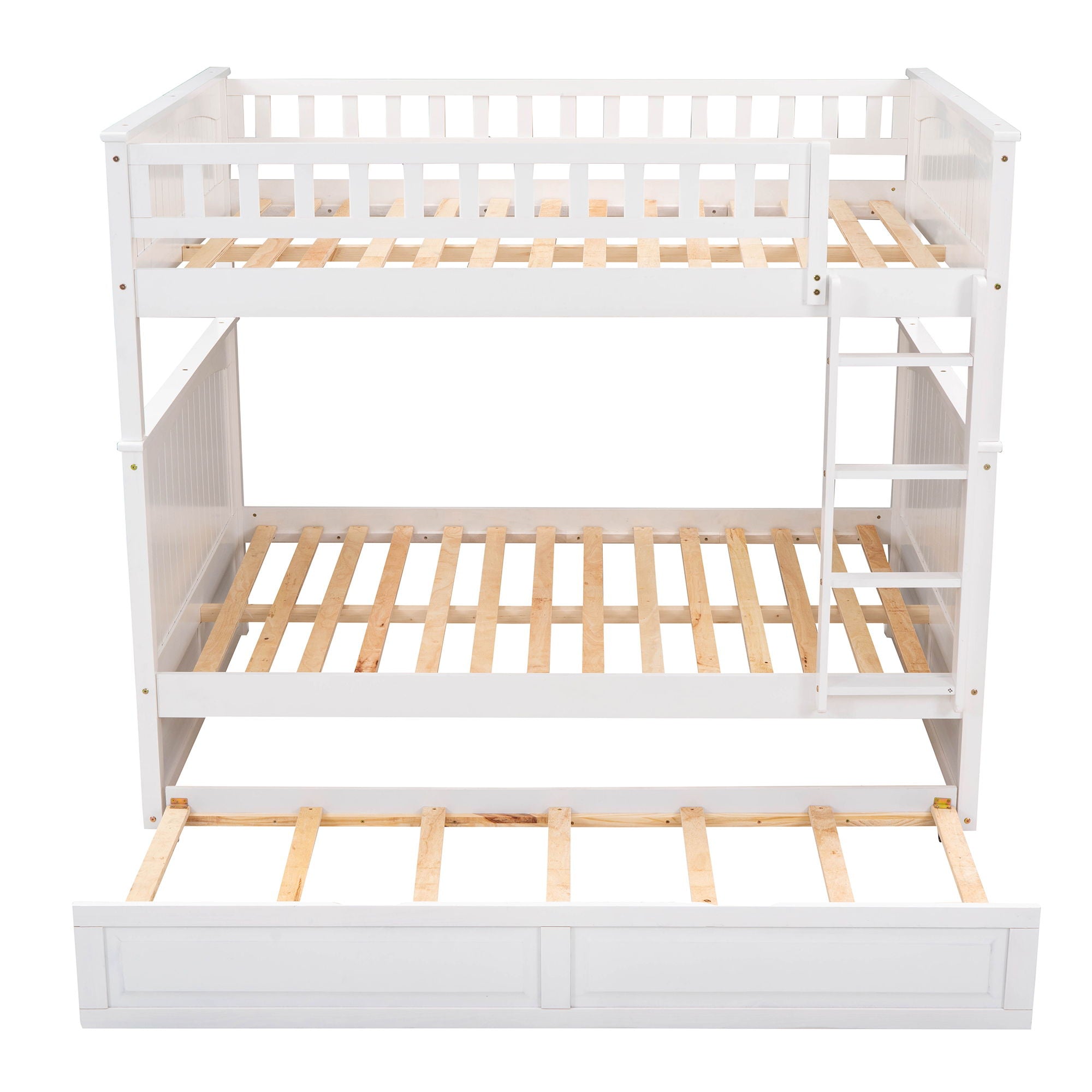 Bunk Bed With Twin Size Trundle, Guardrails
