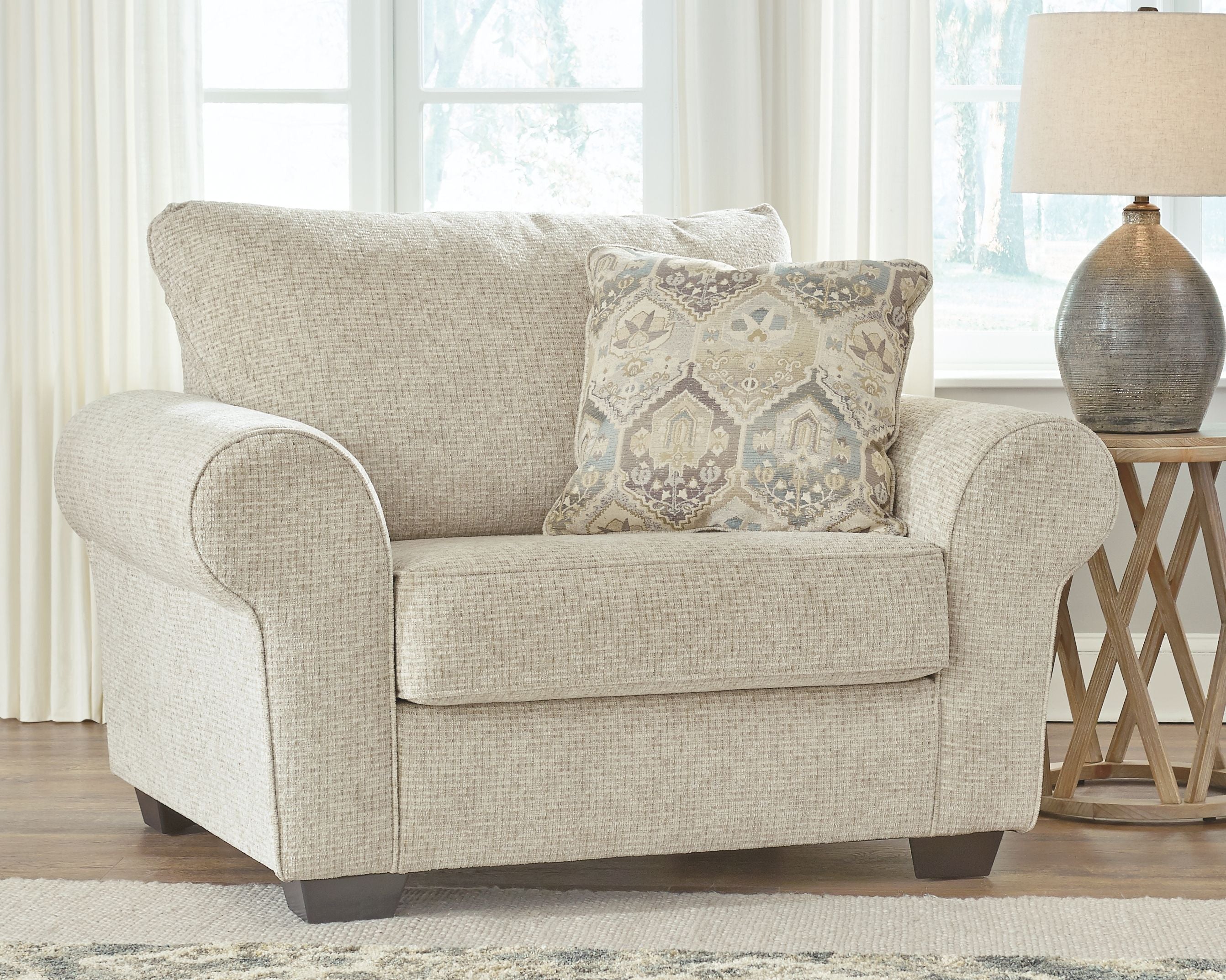 Ashley Furniture Haisley - Ivory - Chair And A Half | Meri Furniture