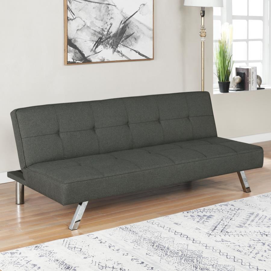 Coaster Fine Furniture Joel - Upholstered Tufted Convertible Sofa Bed | Meri Furniture