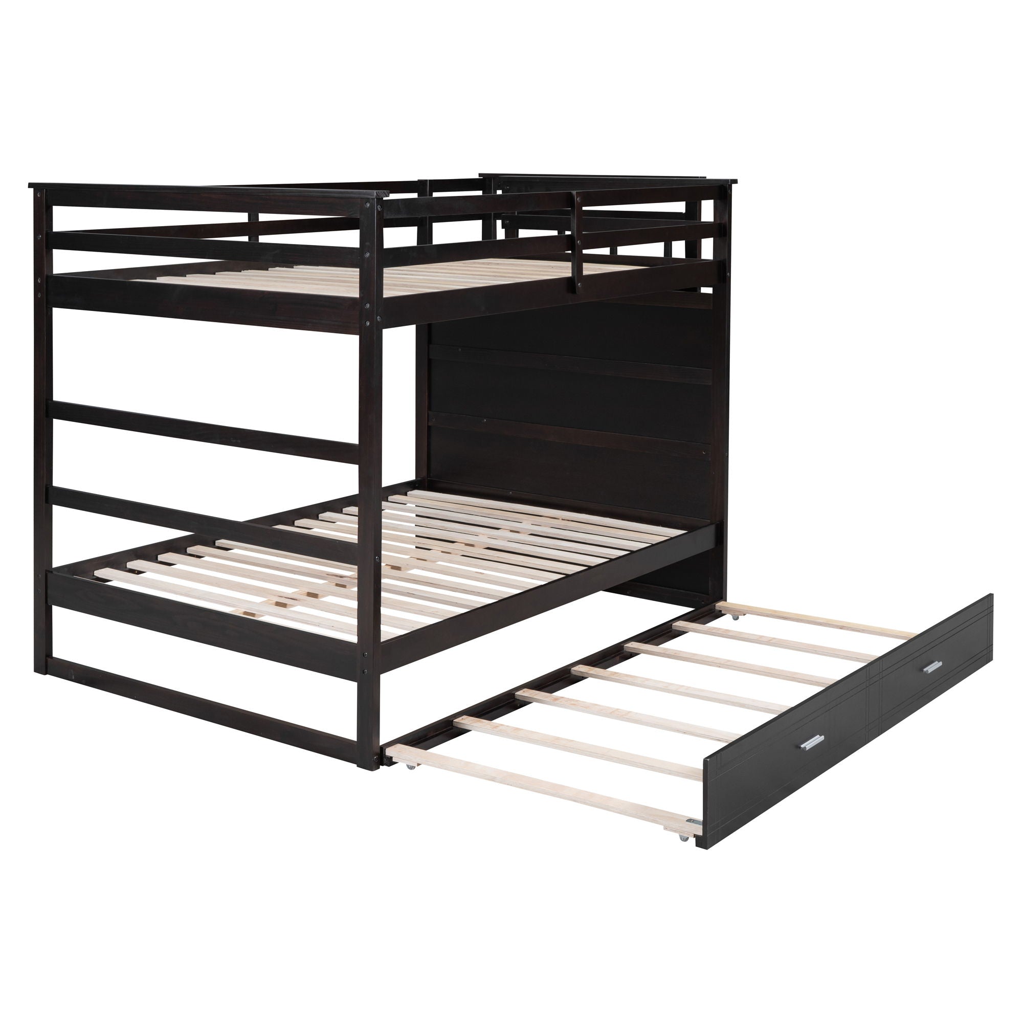 Bunk Bed With Twin Size Trundle And Staircase