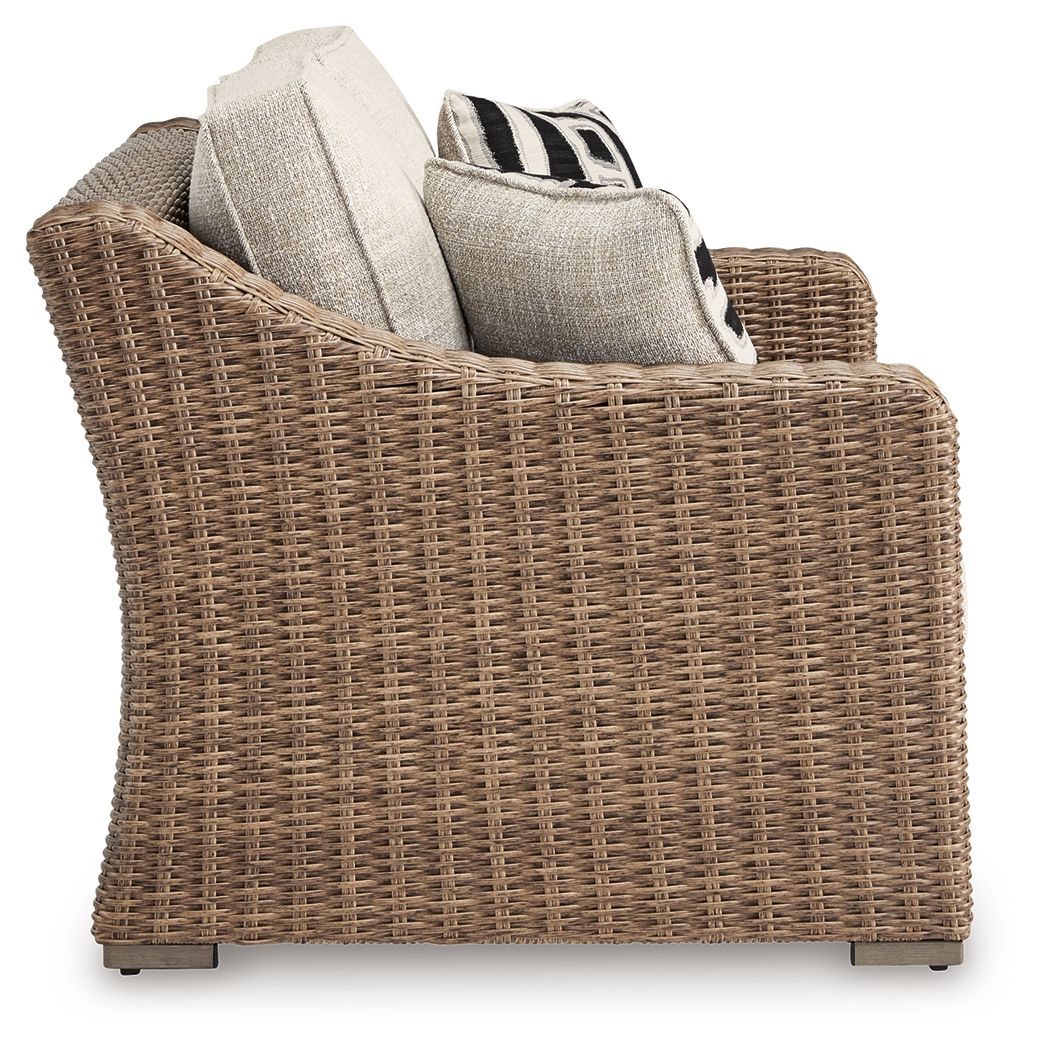 Signature Design by Ashley® Beachcroft - Beige - Loveseat With Cushion | Meri Furniture