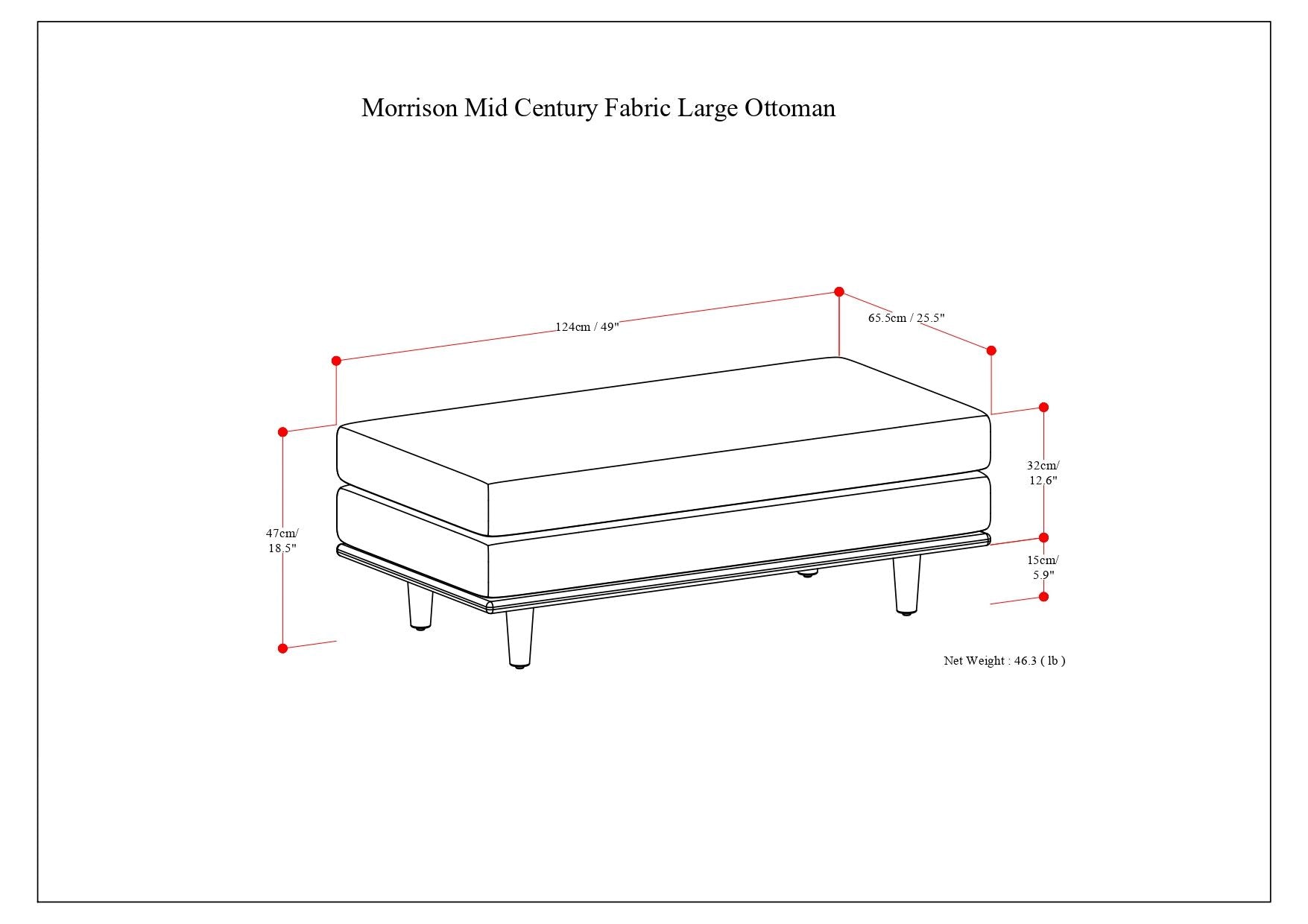 Morrison - Handcrafted Ottoman