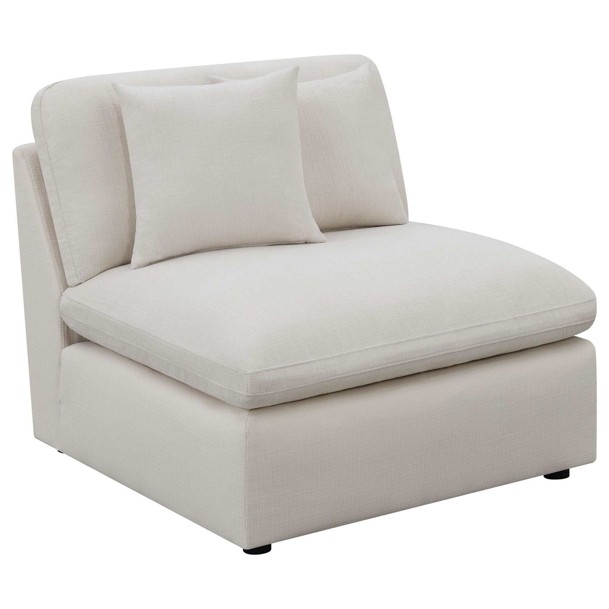 Hobson 5-piece Upholstered Modular Sectional Sofa Ivory