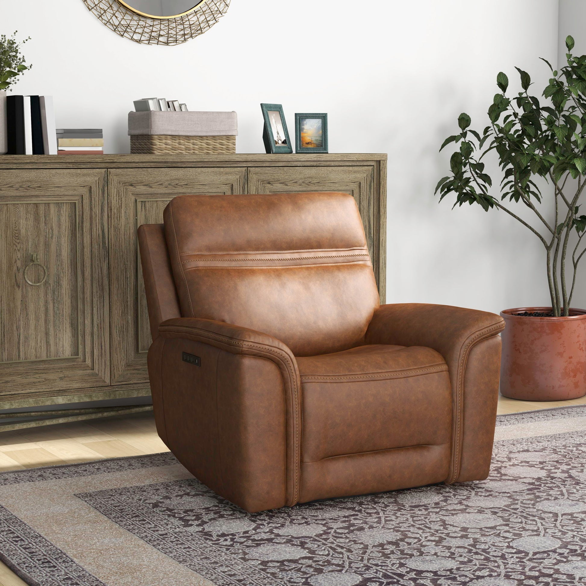 Liberty Furniture Cooper - Swivel Glider Recliner P3 | Meri Furniture