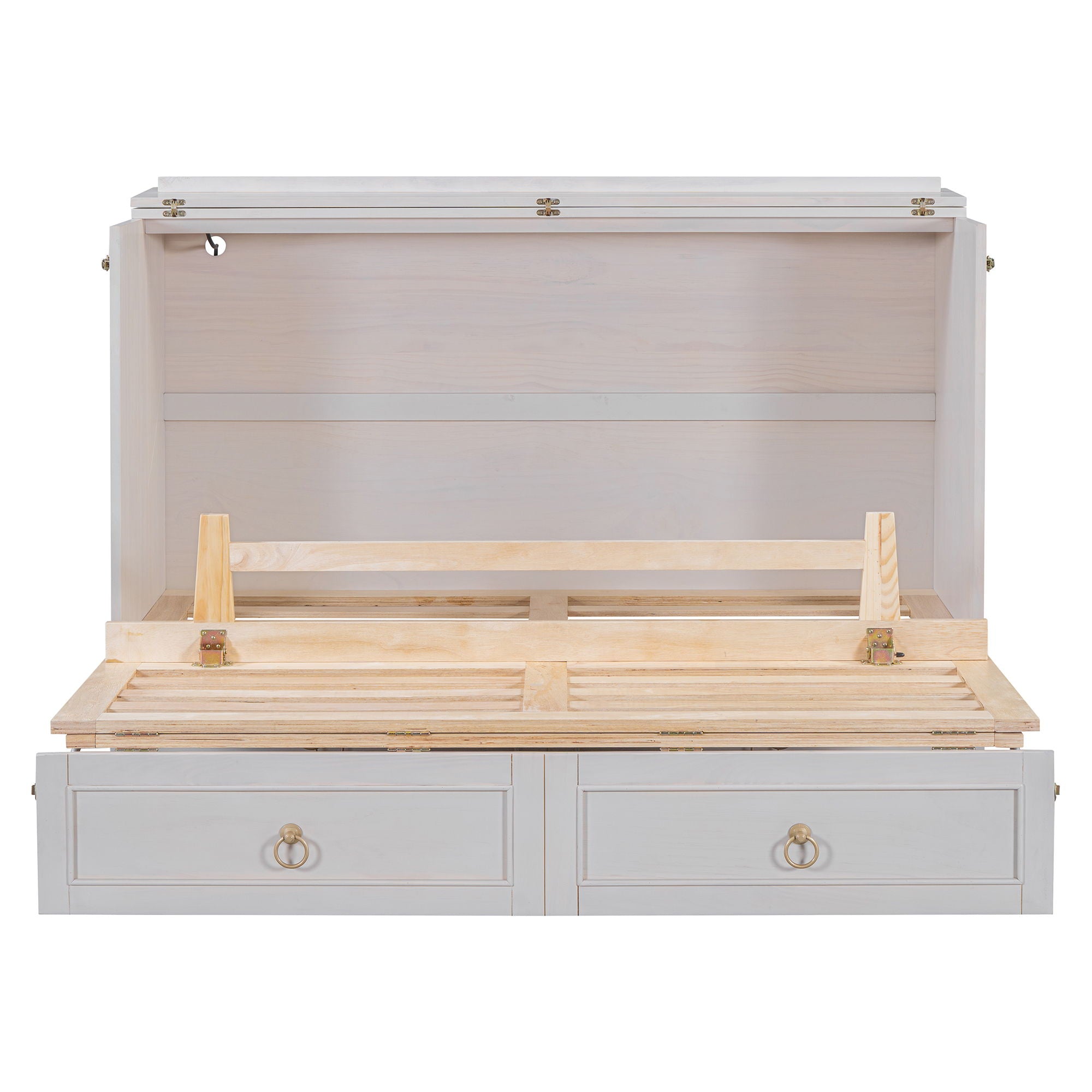 Murphy Bed With Large Drawers And Stylish Design