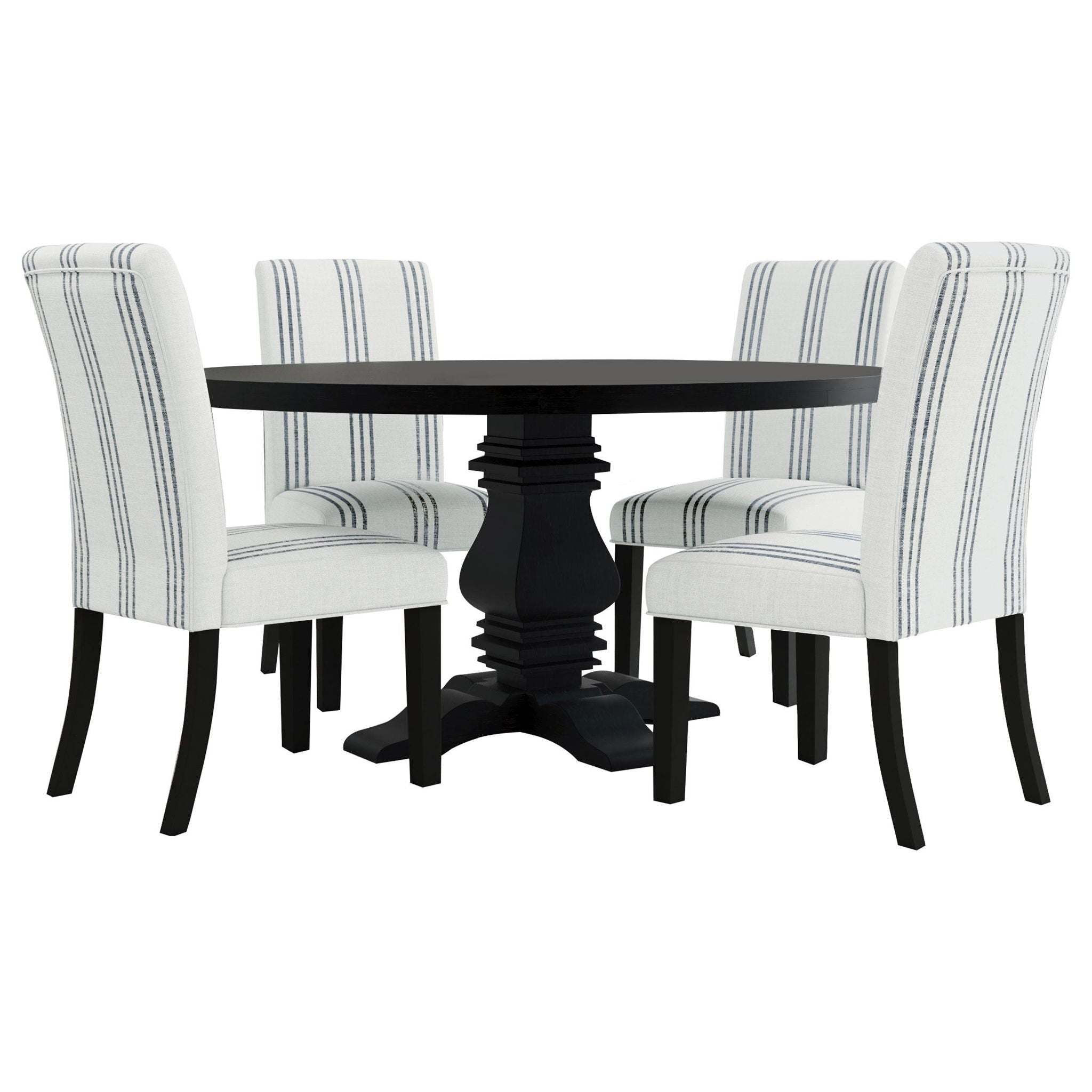 Herran Upholstered Dining Side Chair Beige (Set of 2)