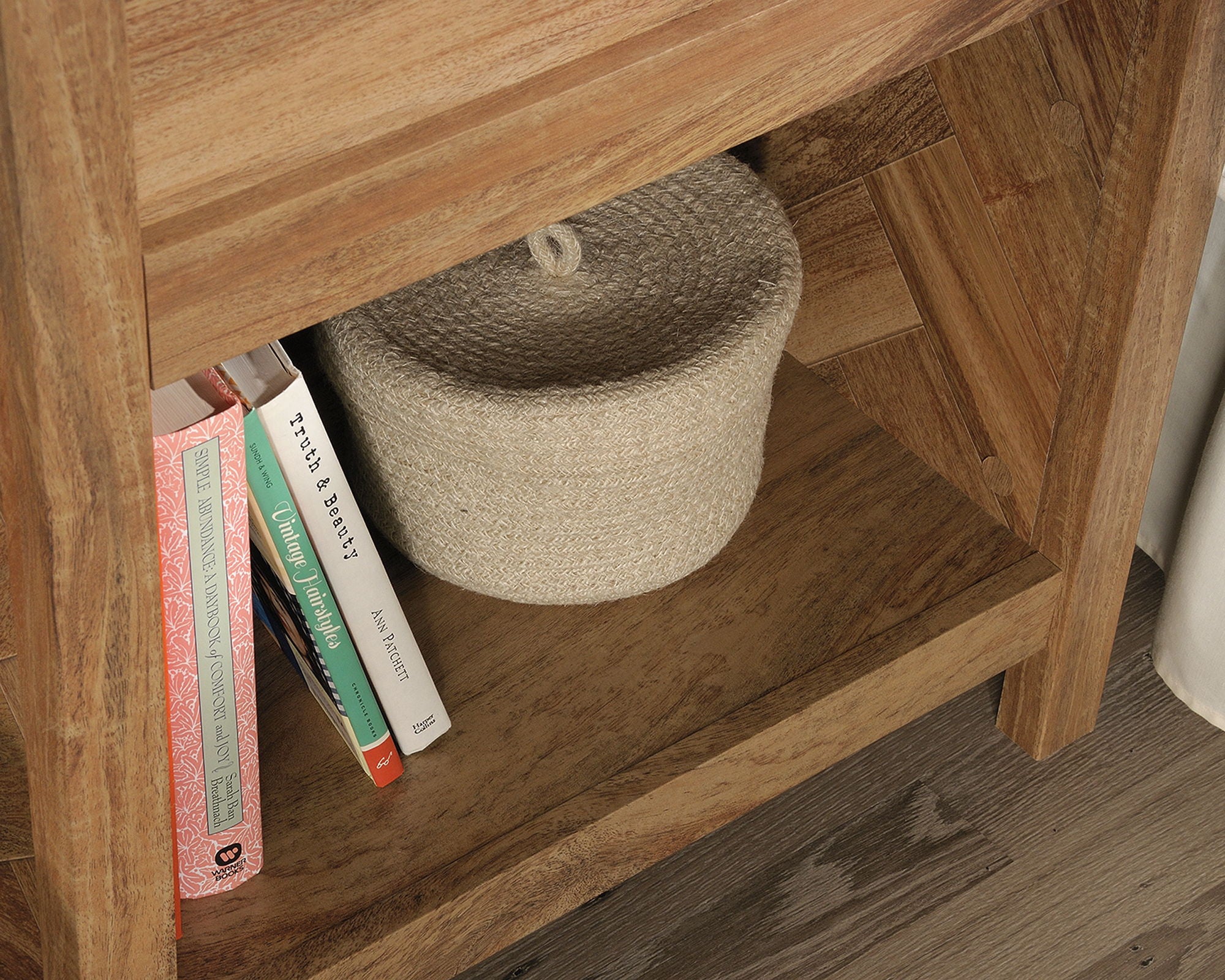 1-Drawer Open Shelf Night Stand