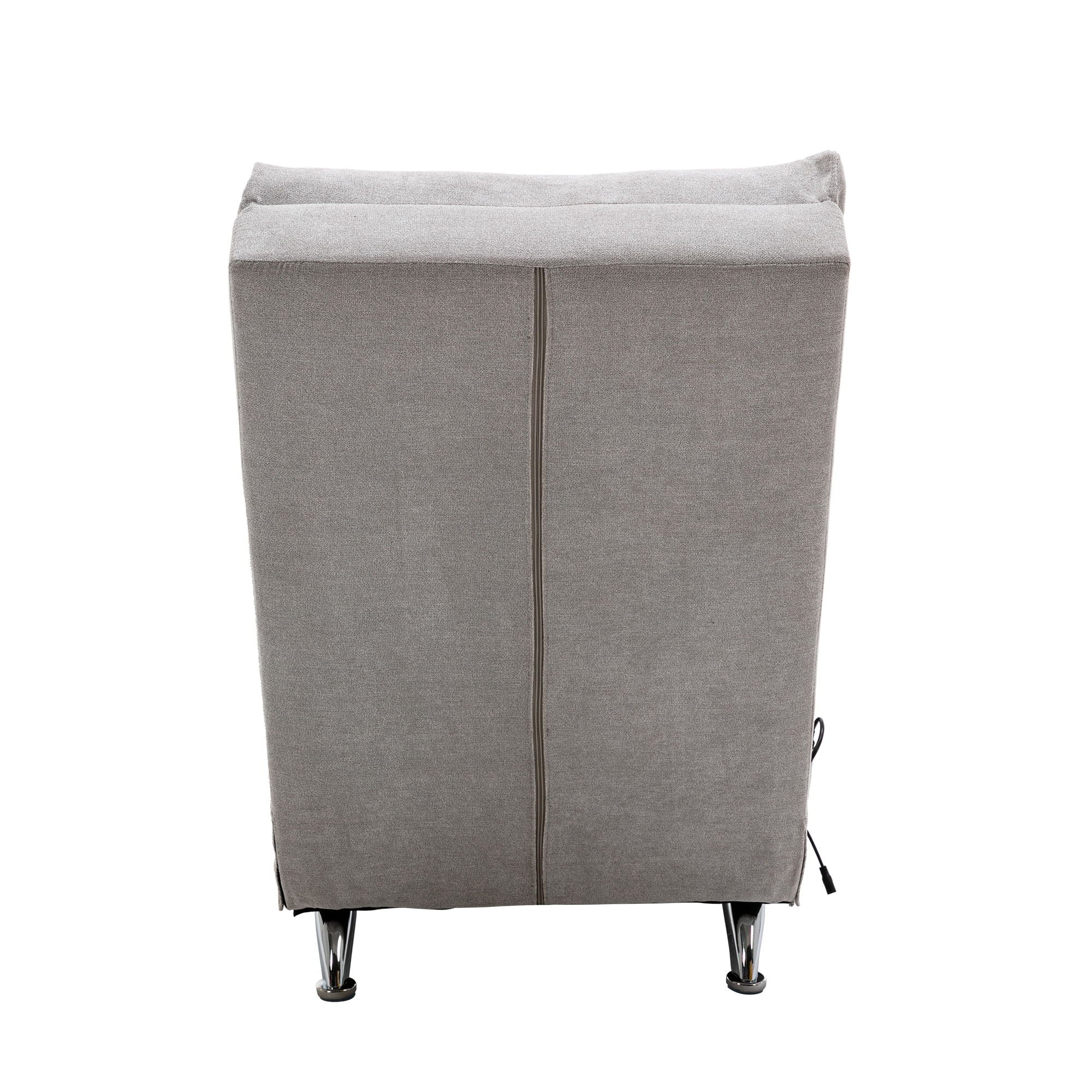 Massage Chaise Lounge Indoor With Remote Control, Ergonomic Electric Massage Lounger