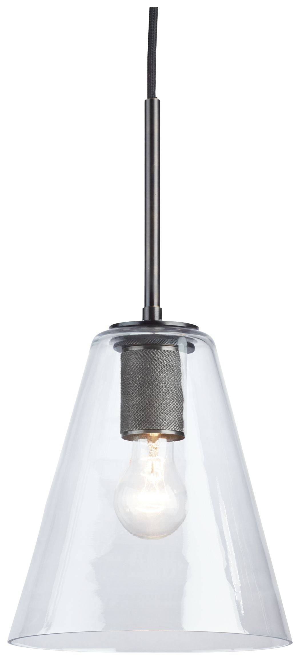 Signature Design by Ashley® Collbrook - Glass Pendant Light | Meri Furniture