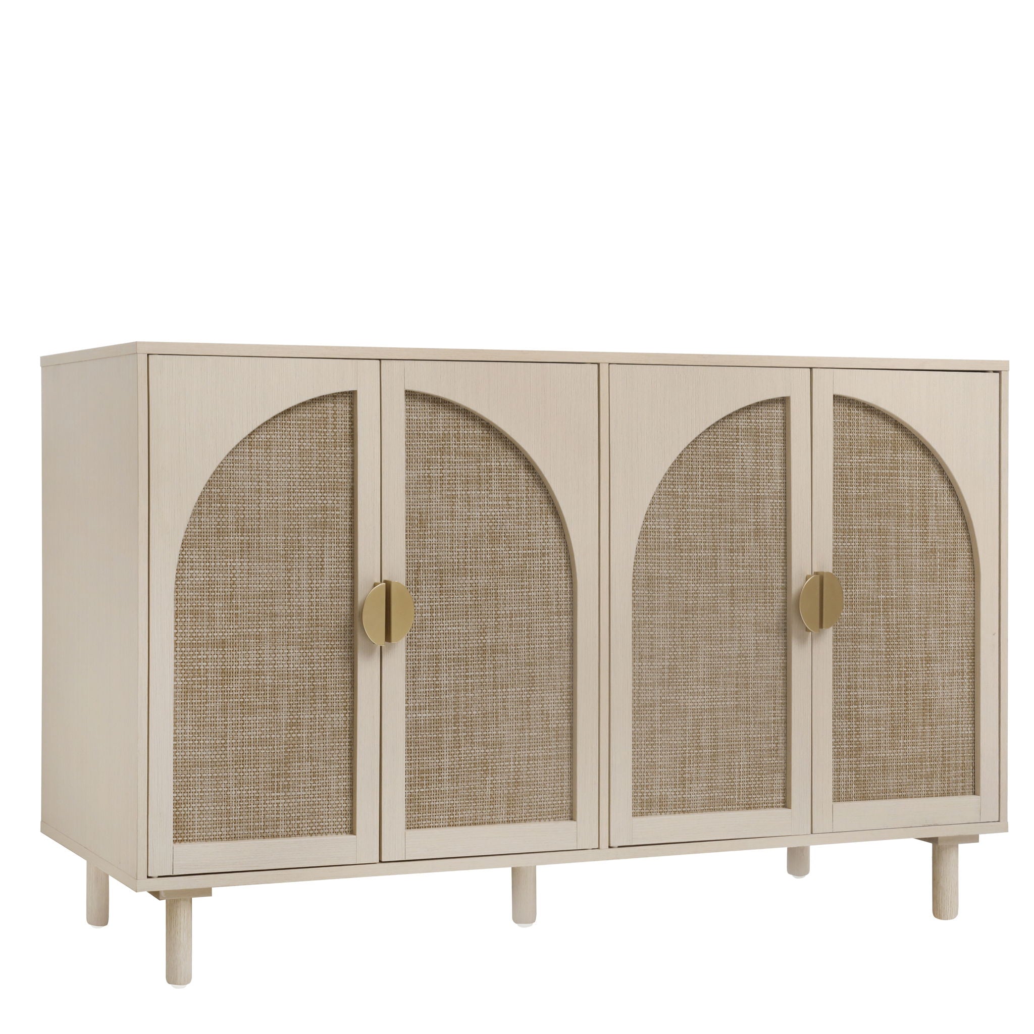 4 Door Cabinet, Customizable Storage System