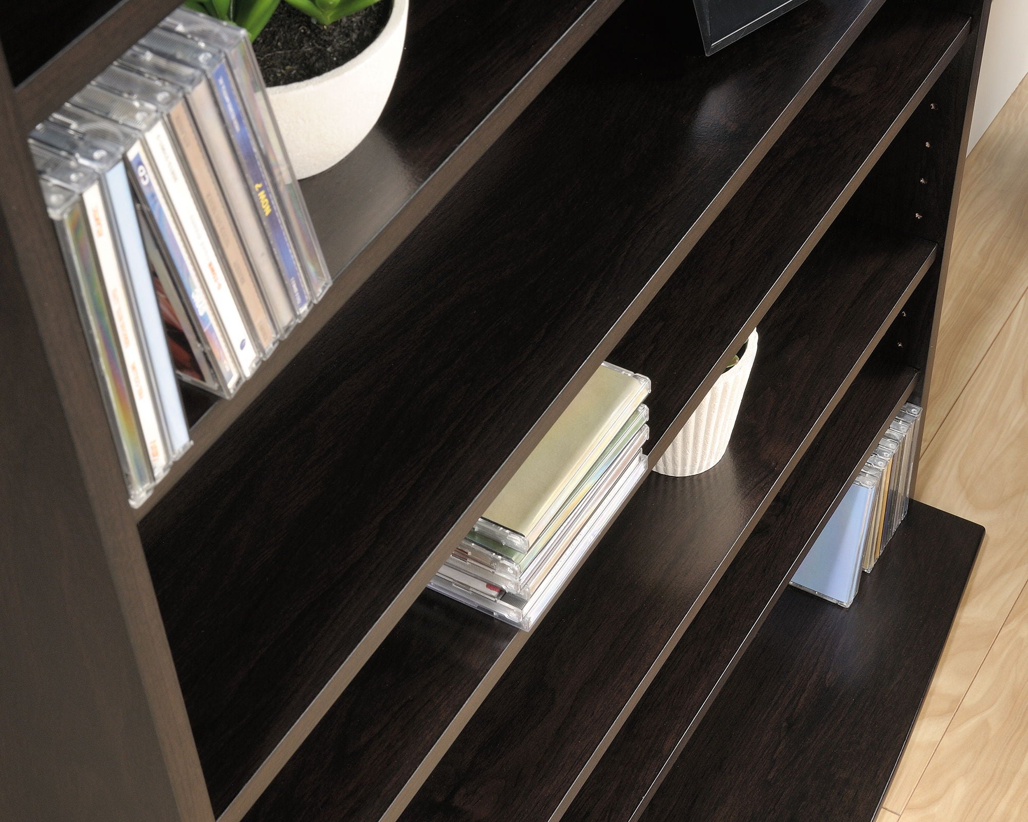 7-Shelf Media Storage Tower
