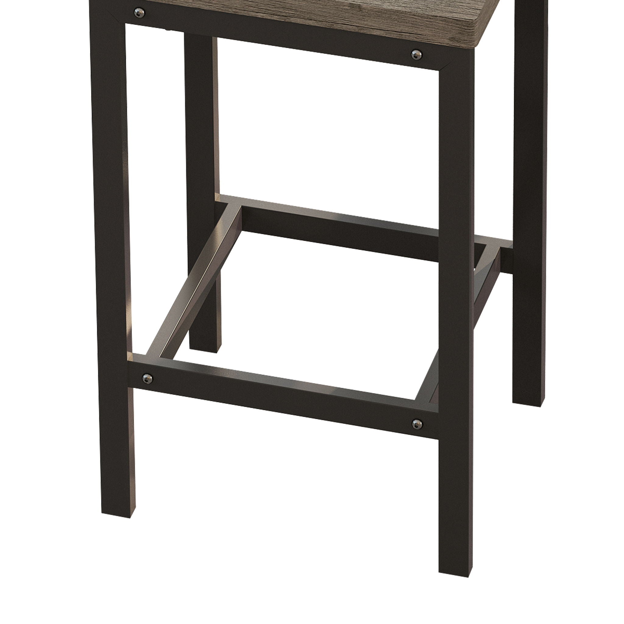 Modern Design Long Dining Table Set With 3 Stools