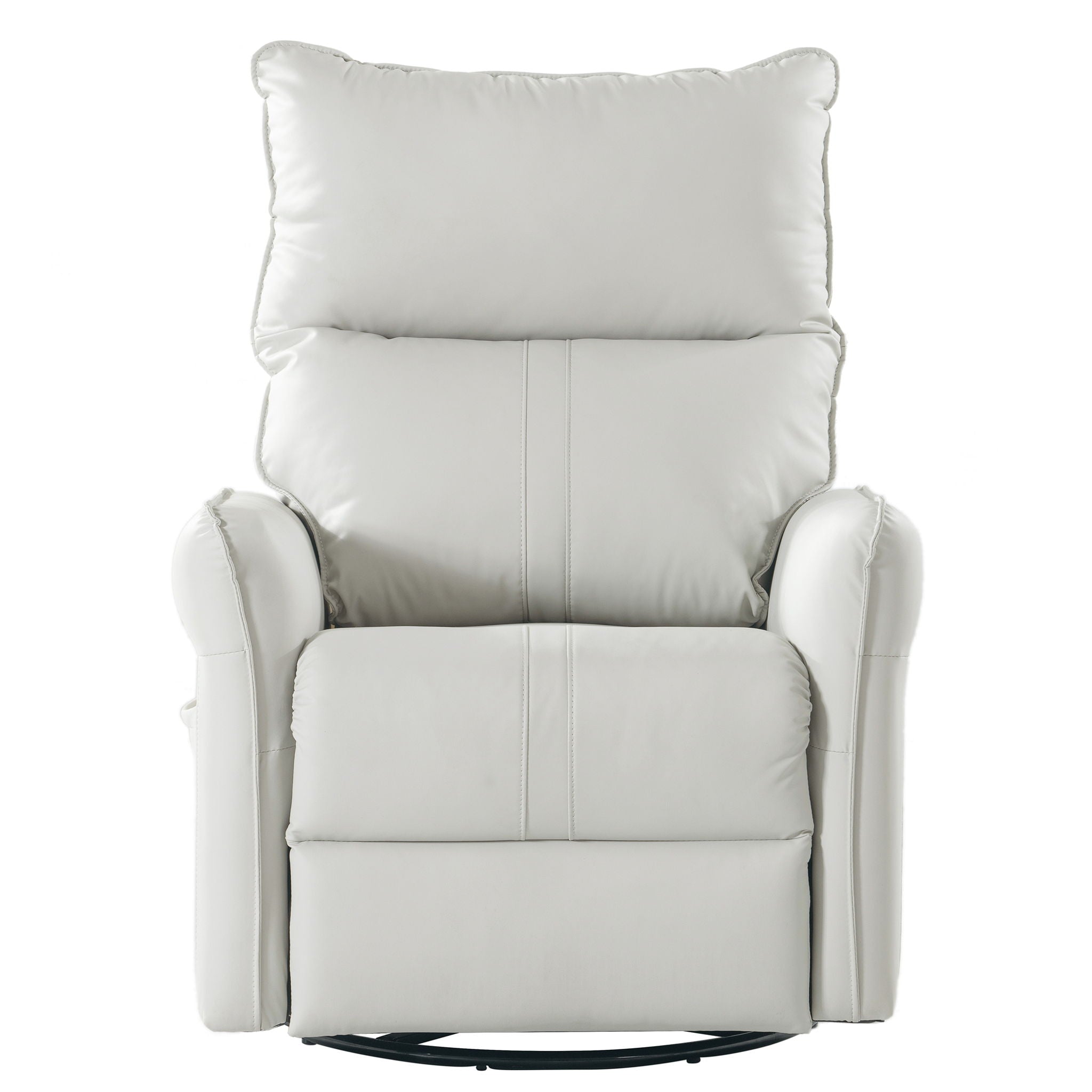 360° Modern Small Rocking Swivel Recliner Chair With Side Pocket