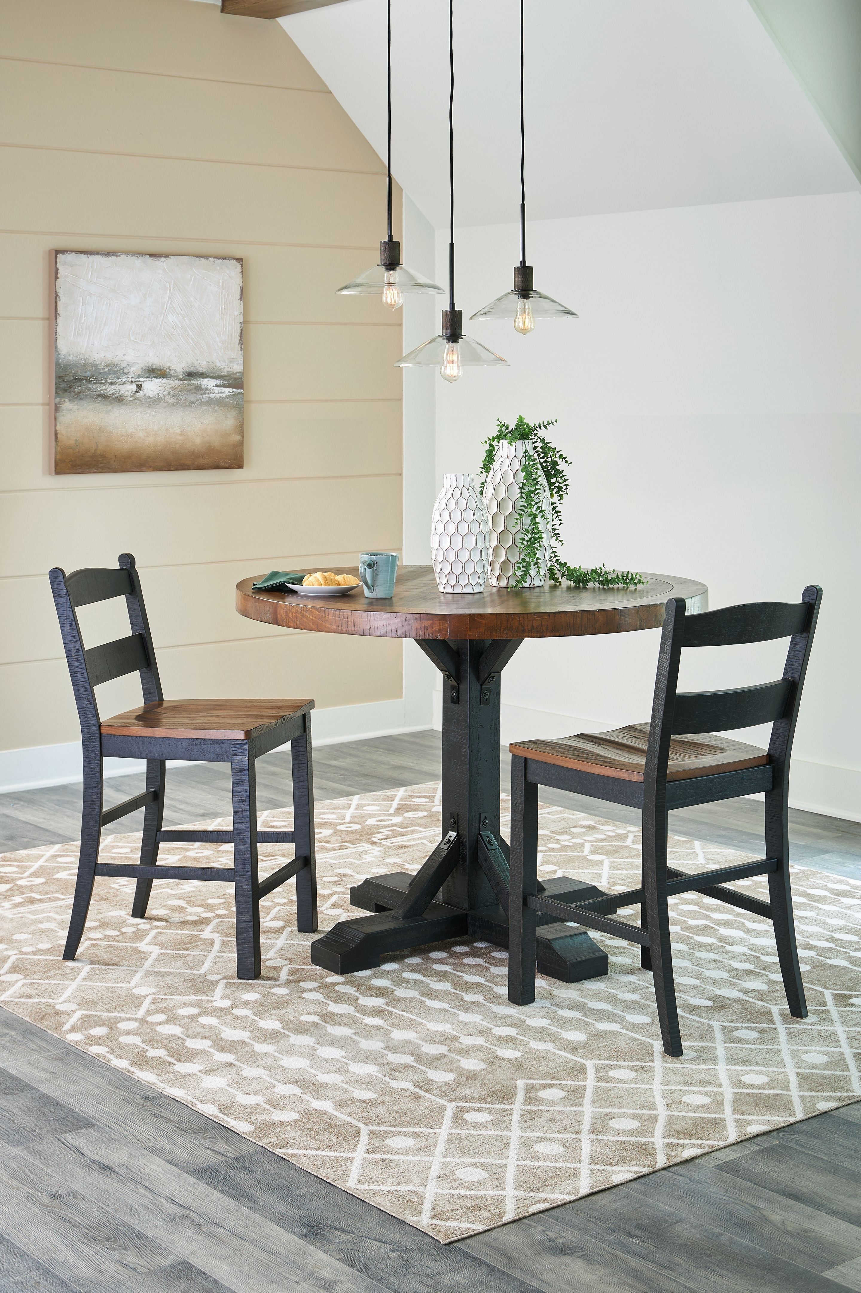 Signature Design by Ashley® Valebeck - Counter Height Dining Room Set | Meri Furniture
