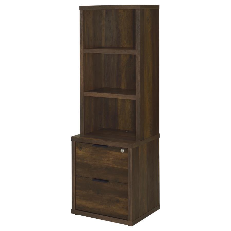 Westpark - 3-Shelf Bookcase USB And Lockable Drawer