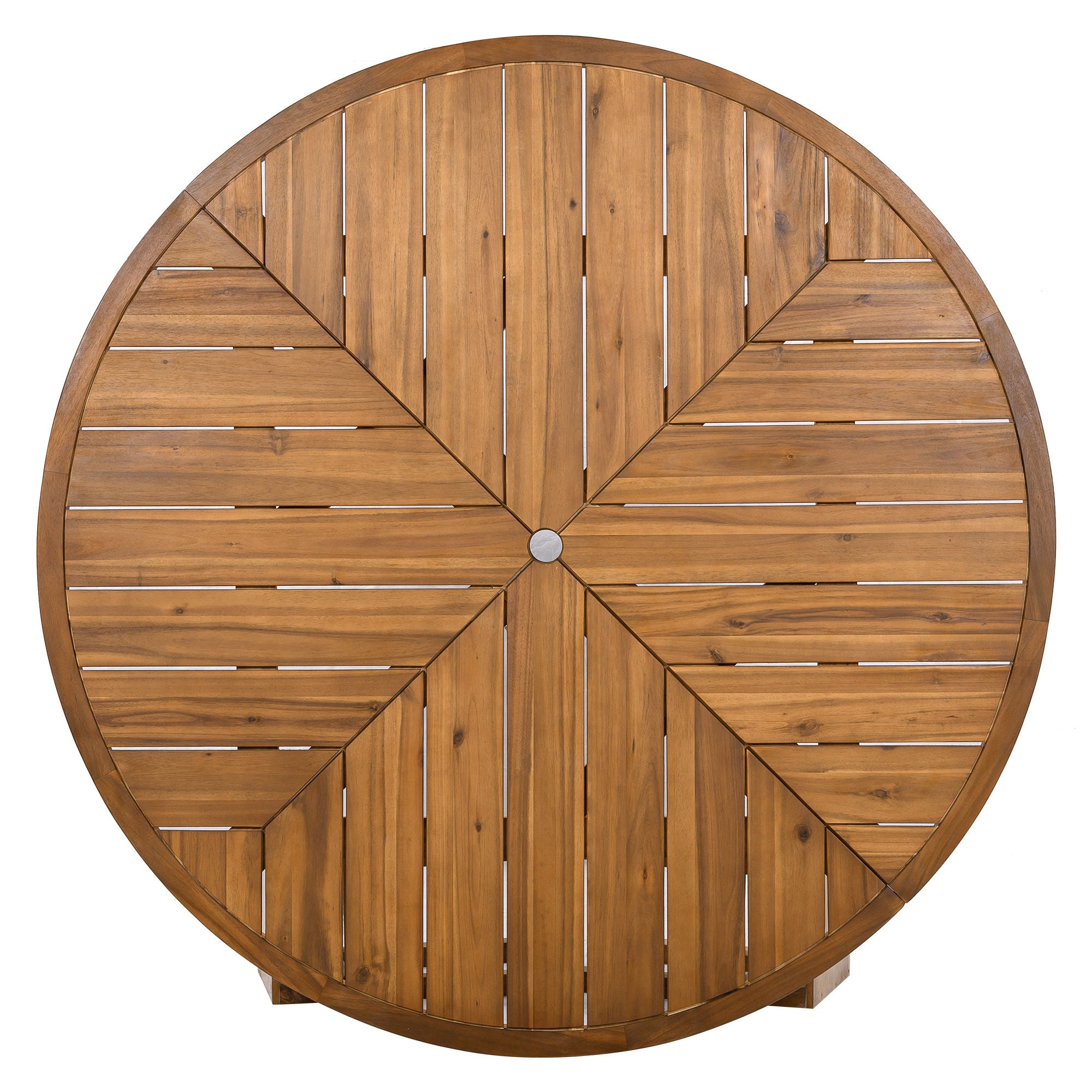 5 Piece Outdoor Patio Dining Set With 4 Armchairs And Table - Beige