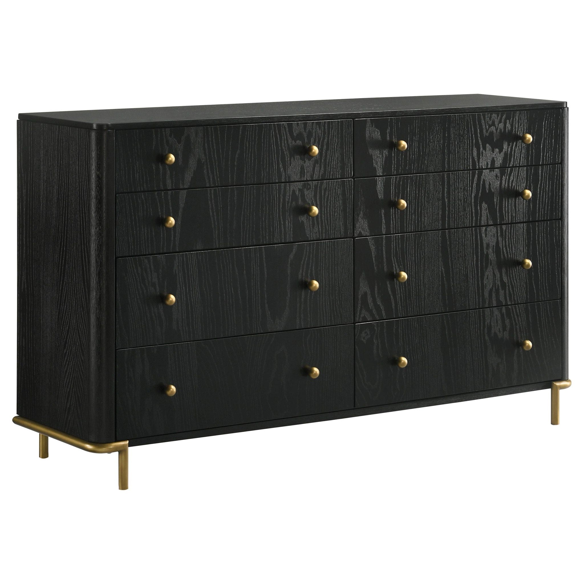 Arini 4-piece Eastern King Bedroom Set Cream and Black