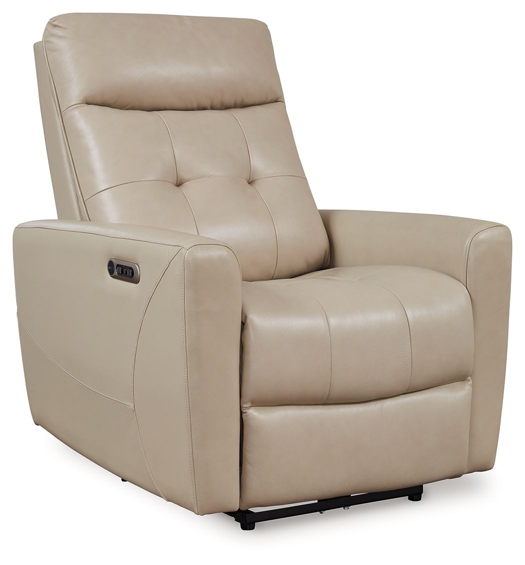 Signature Design by Ashley® Pisgham - Power Recliner With Adj Headrest | Meri Furniture