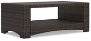 Signature Design by Ashley® Windglow - Brown - Rectangular Cocktail Table | Meri Furniture