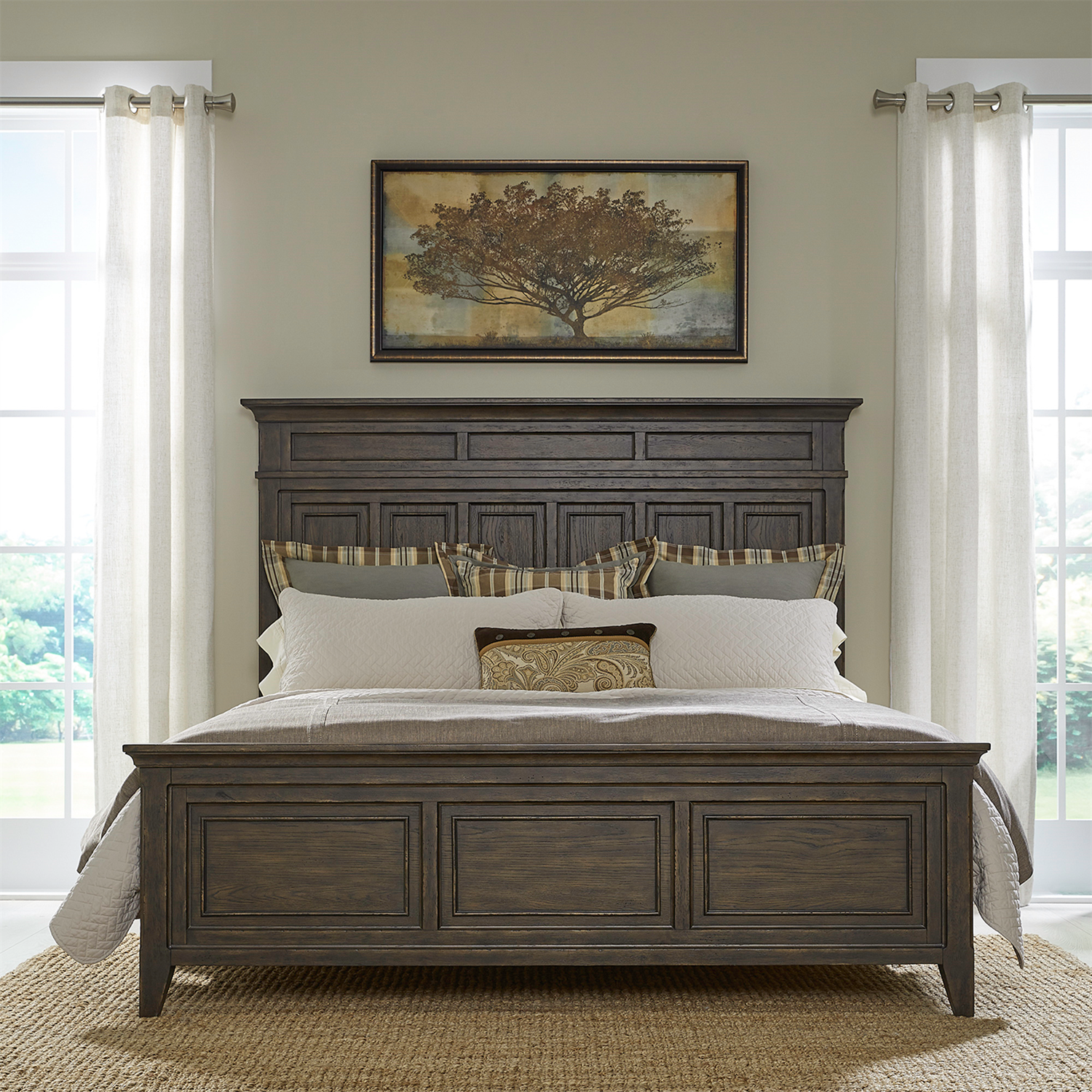 Paradise Valley - Cal King Panel Bed Rails Only
